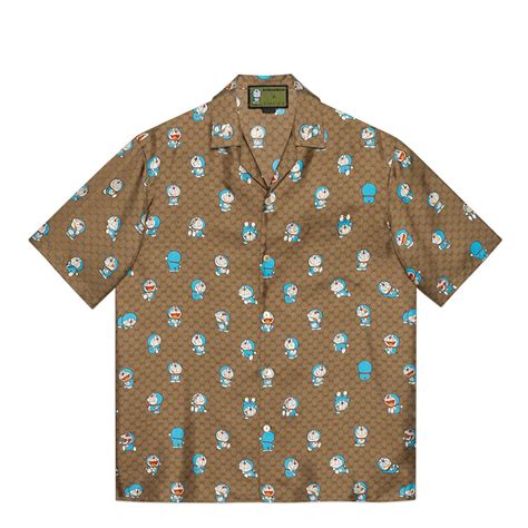 gucci gg bowling shirt|gucci button down shirt.